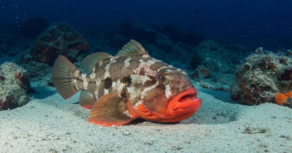 peixe-morcego-de-lábios-vermelhos