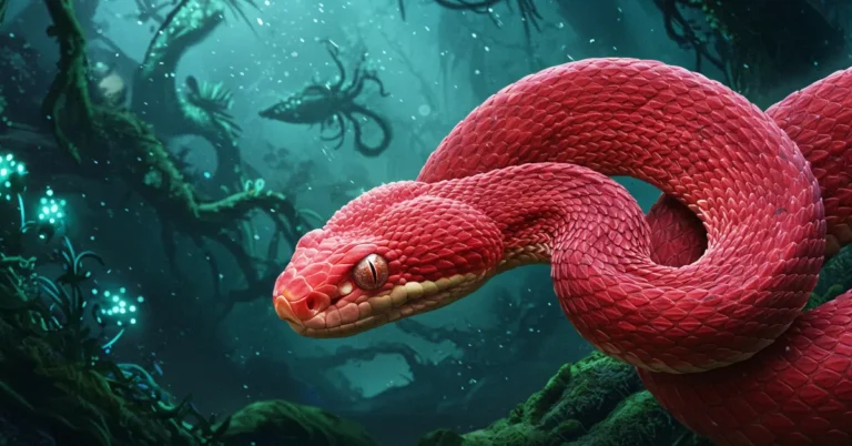 sonhar com cobra vermelha